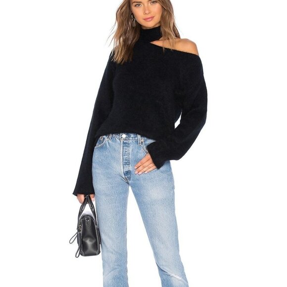 RTA Langley Sweater in Black - Picture 9 of 9